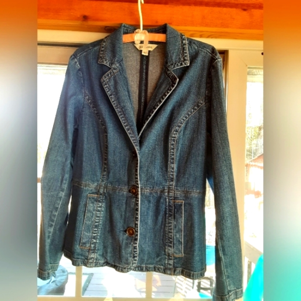 Denim blazer